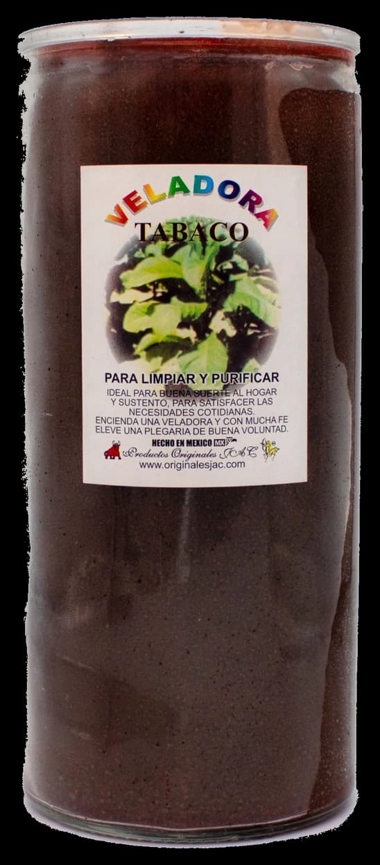 Veladora TABACO - Veladora Aroma - Jumbo