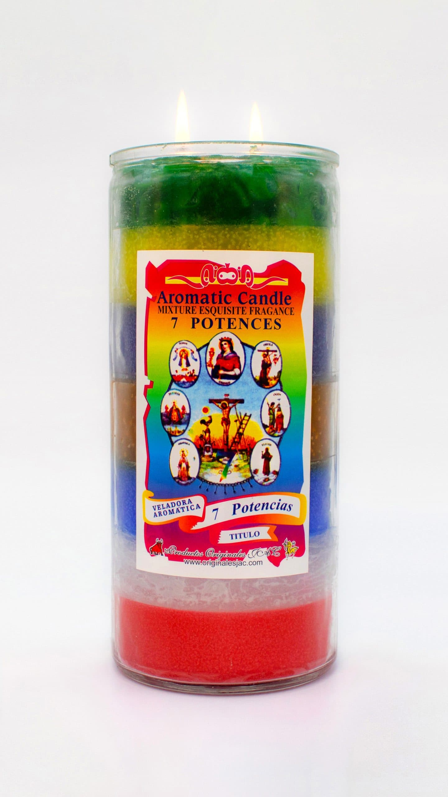 7 POTENCIAS - Veladora Titulo - Jumbo
