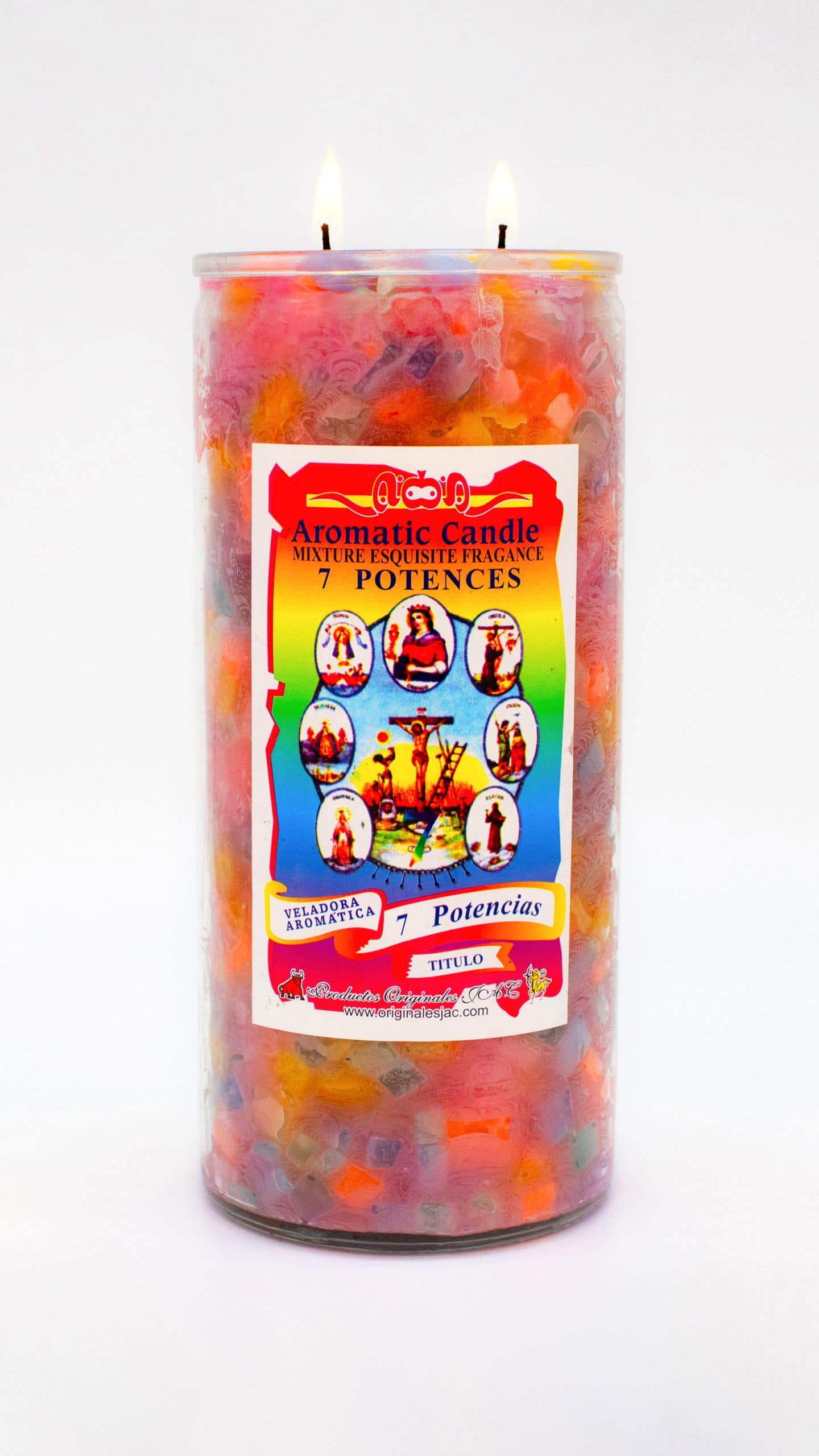 7 POTENCIAS - Veladora Titulo - Jumbo