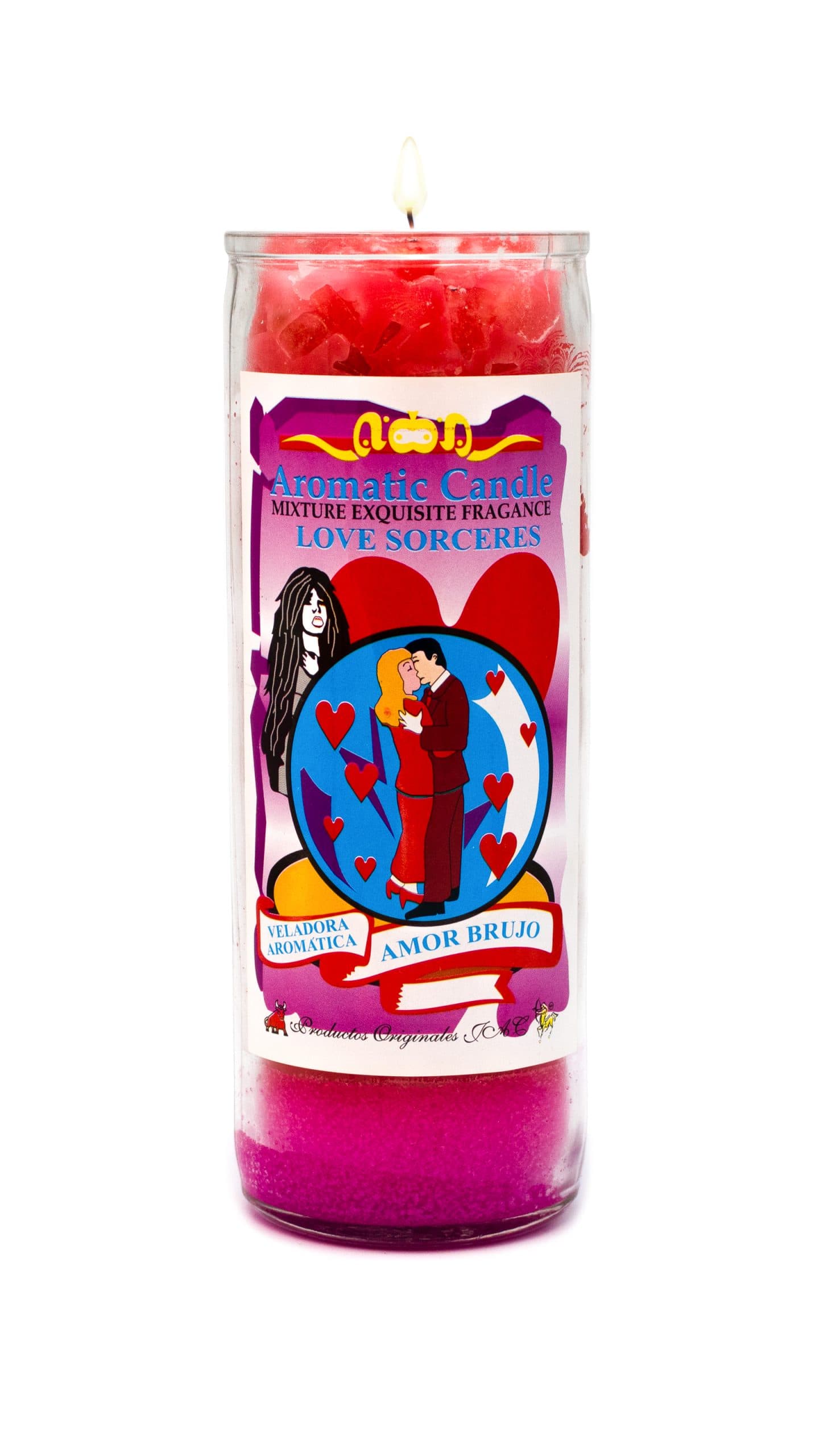 AMOR BRUJO - Veladora Titulo
