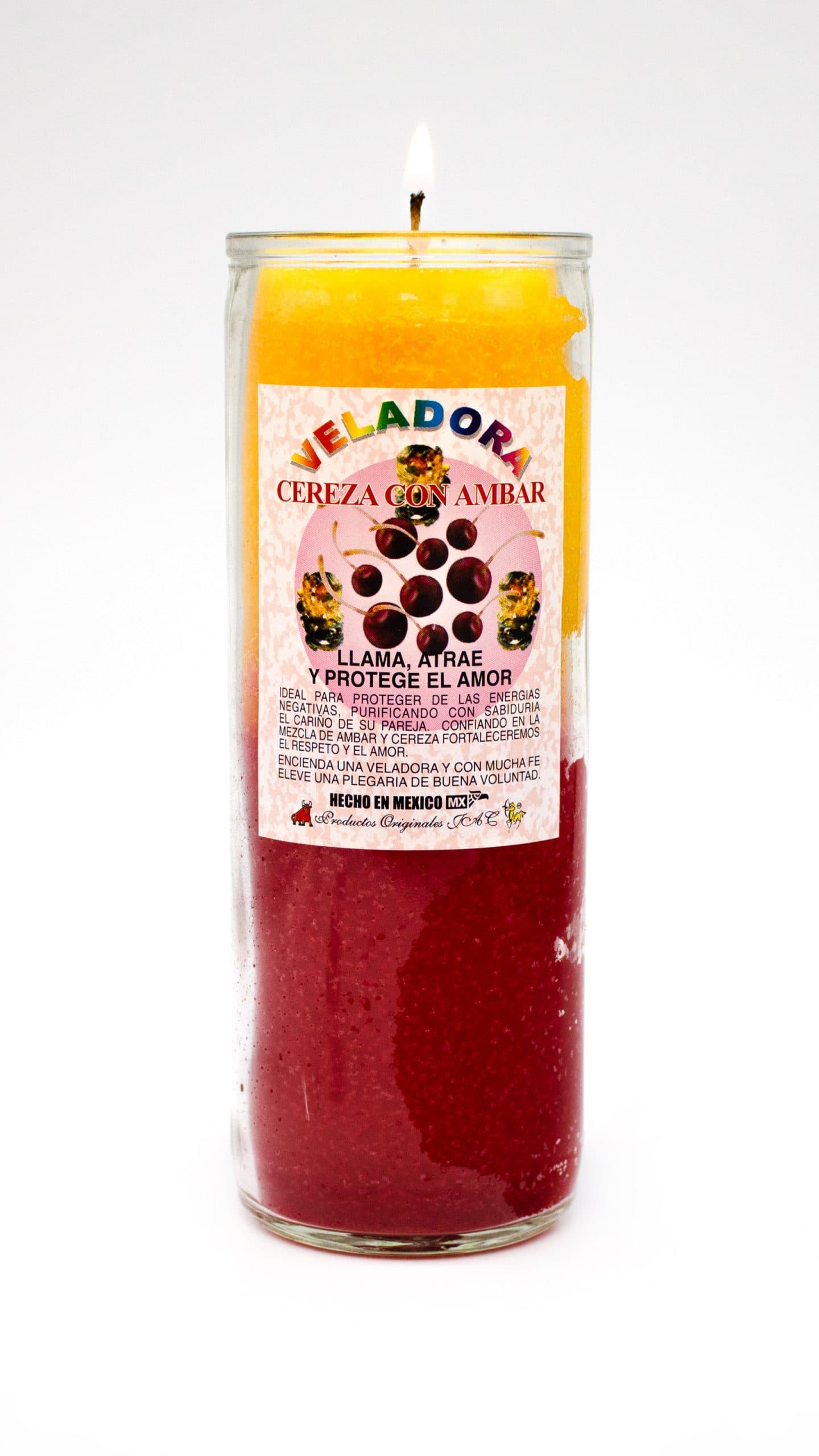 CEREZA CON AMBAR - Veladora Aroma
