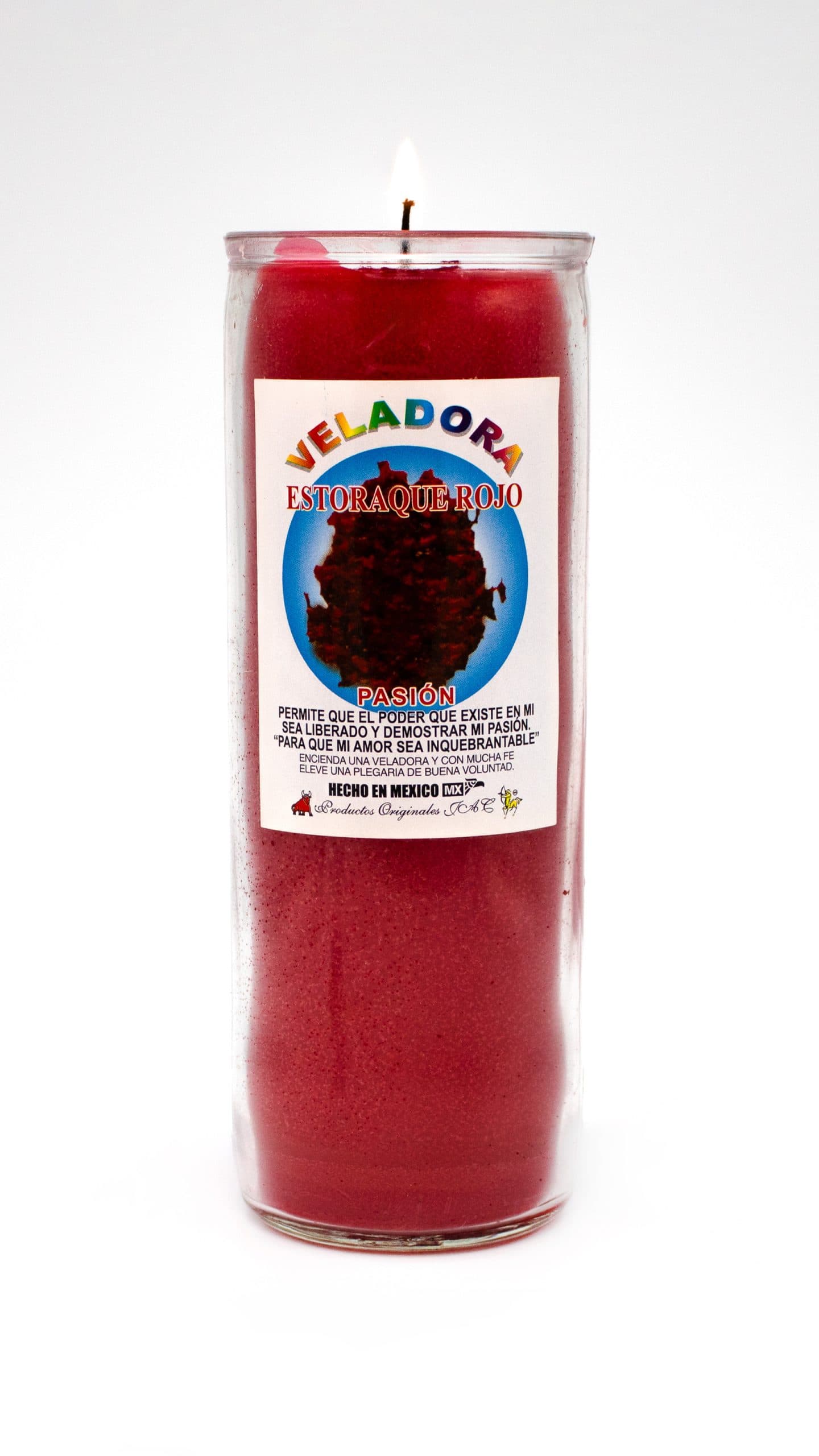 ESTORAQUE ROJO - Veladora Aroma