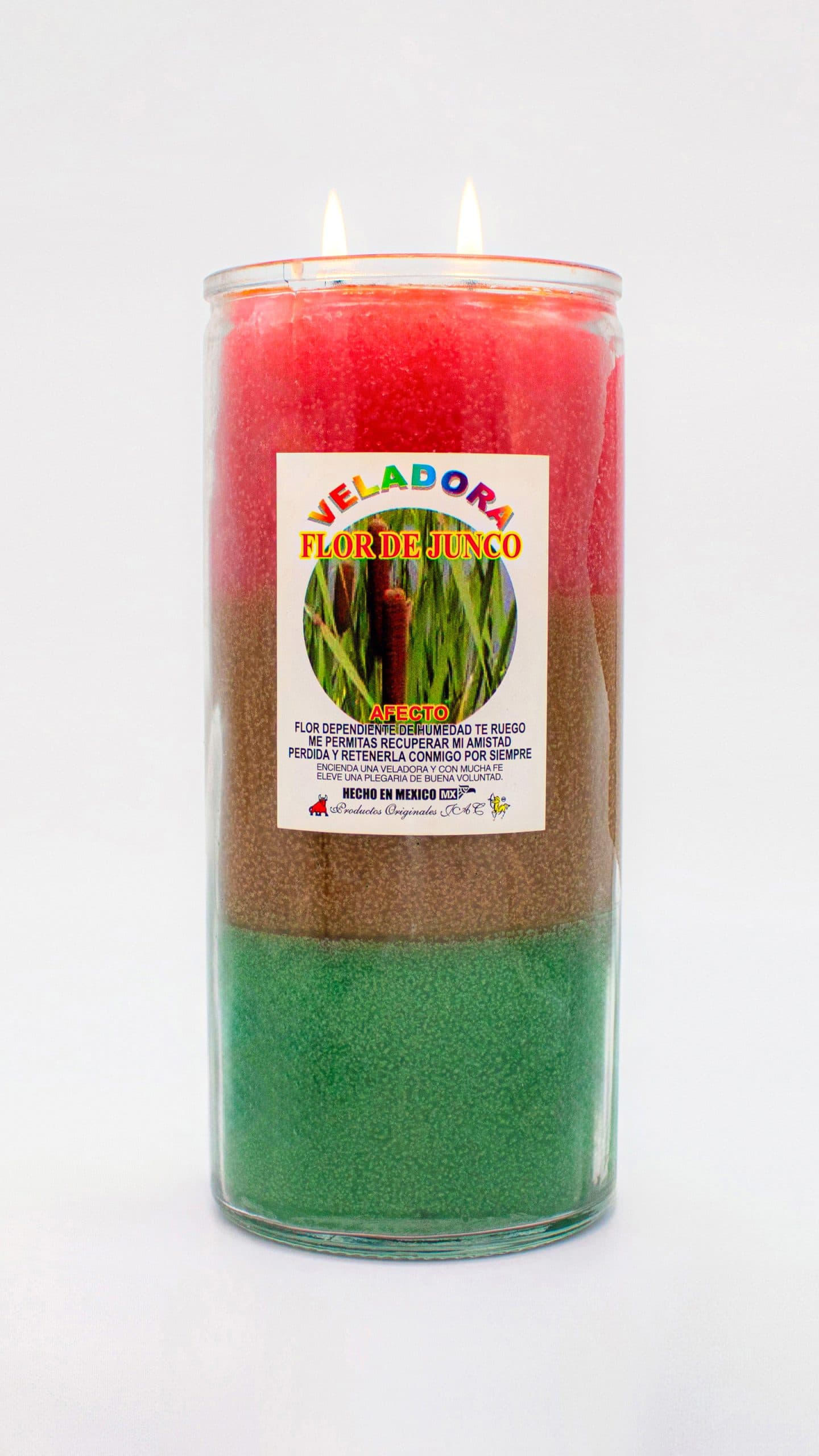 FLOR DE JUNCO - Veladora Aroma - Jumbo