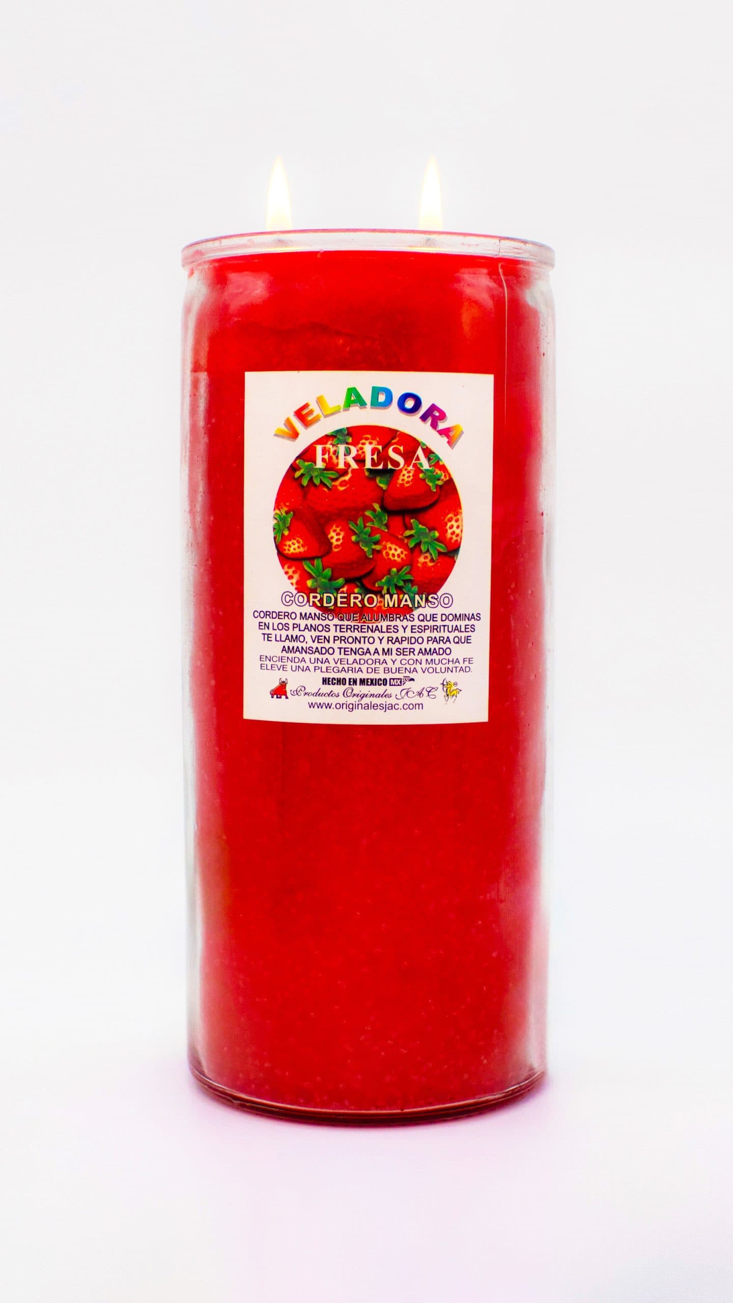 FRESAS - Veladora Aroma - Jumbo