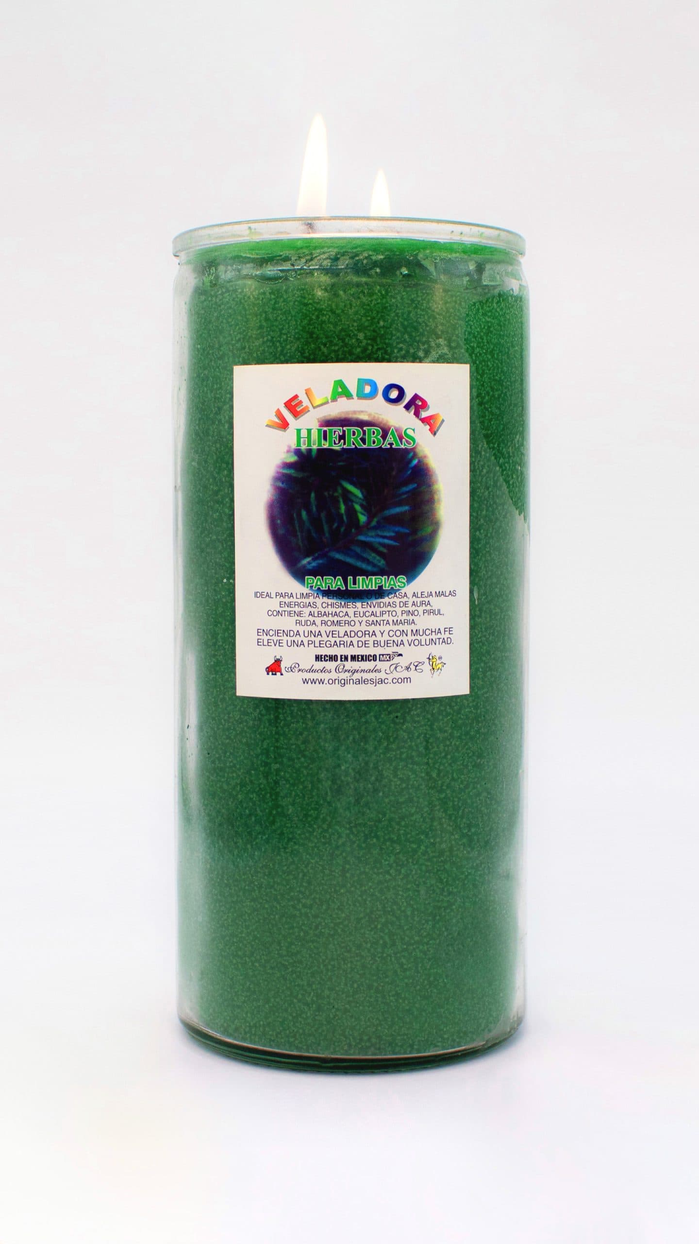 HIERBAS - Veladora Aroma - Jumbo