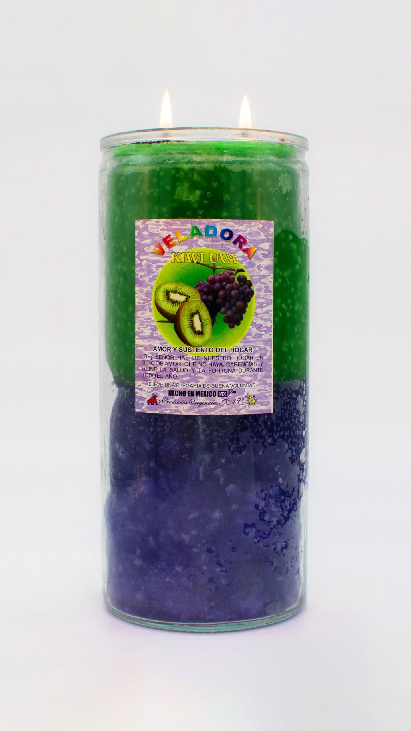 KIWI - UVA - Veladora Aroma - Jumbo