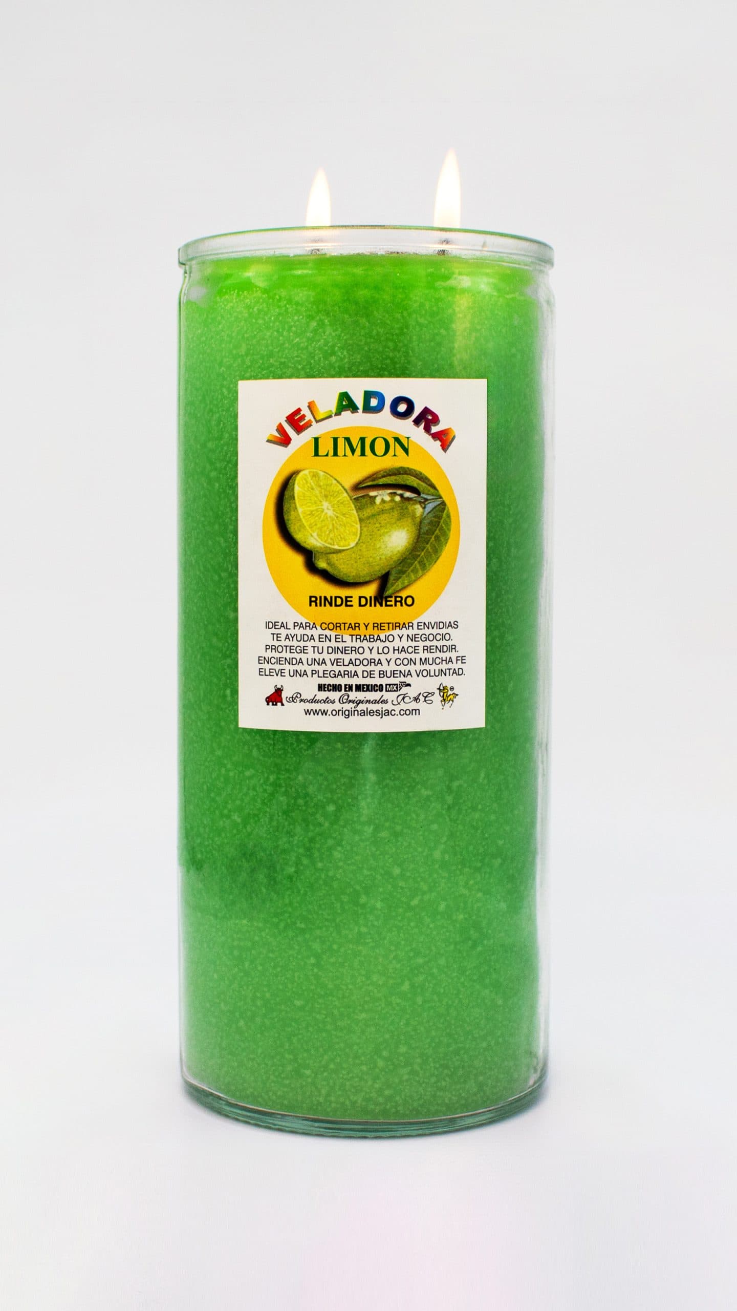 LIMÓN - Veladora Aroma - Jumbo