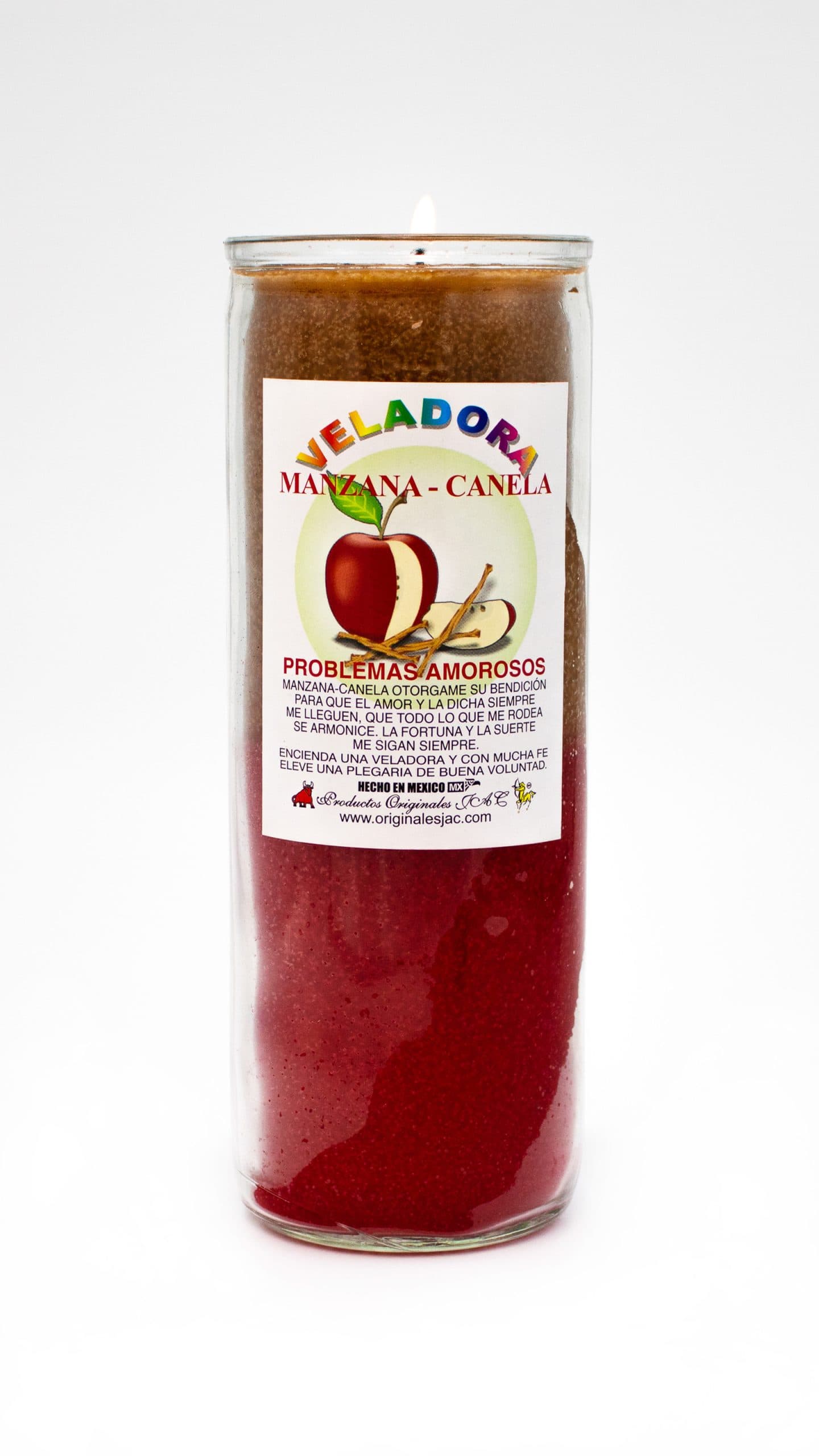 MANZANA-CANELA - Veladora Aroma