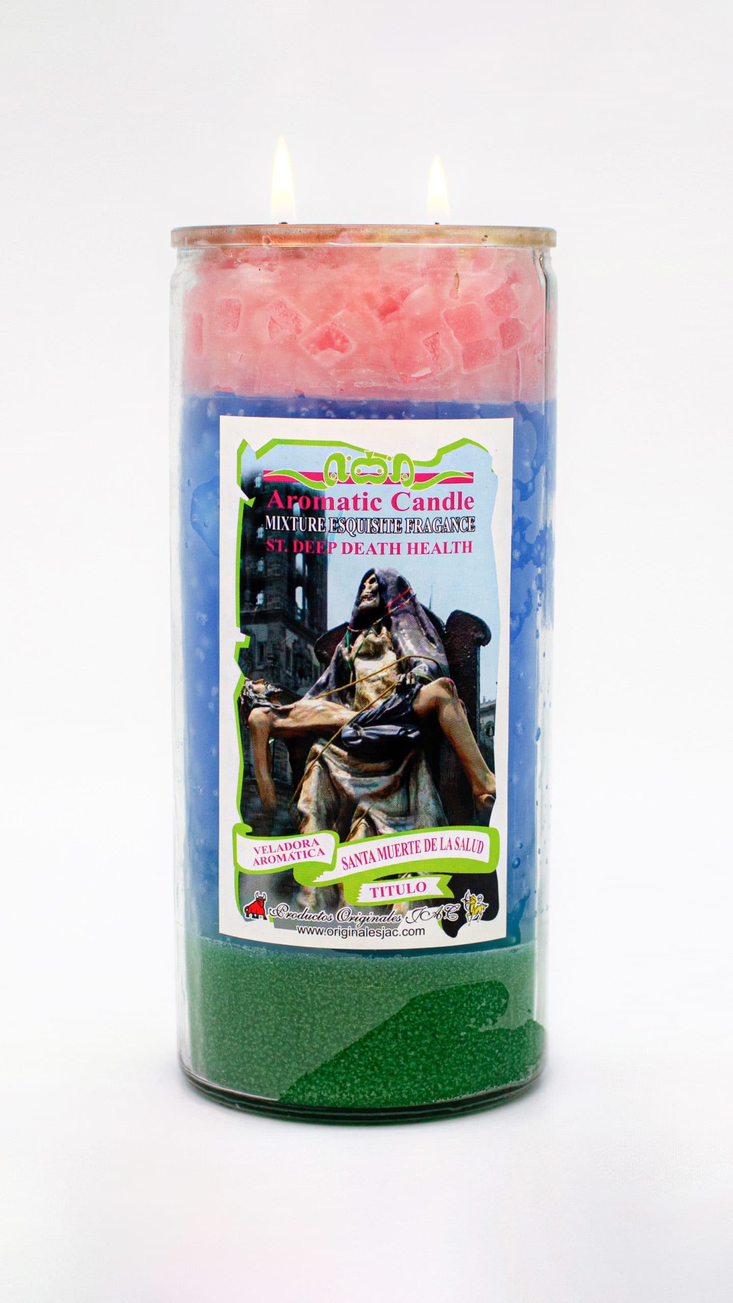 SANTA MUERTE DE LA SALUD - Veladora Titulo - Jumbo