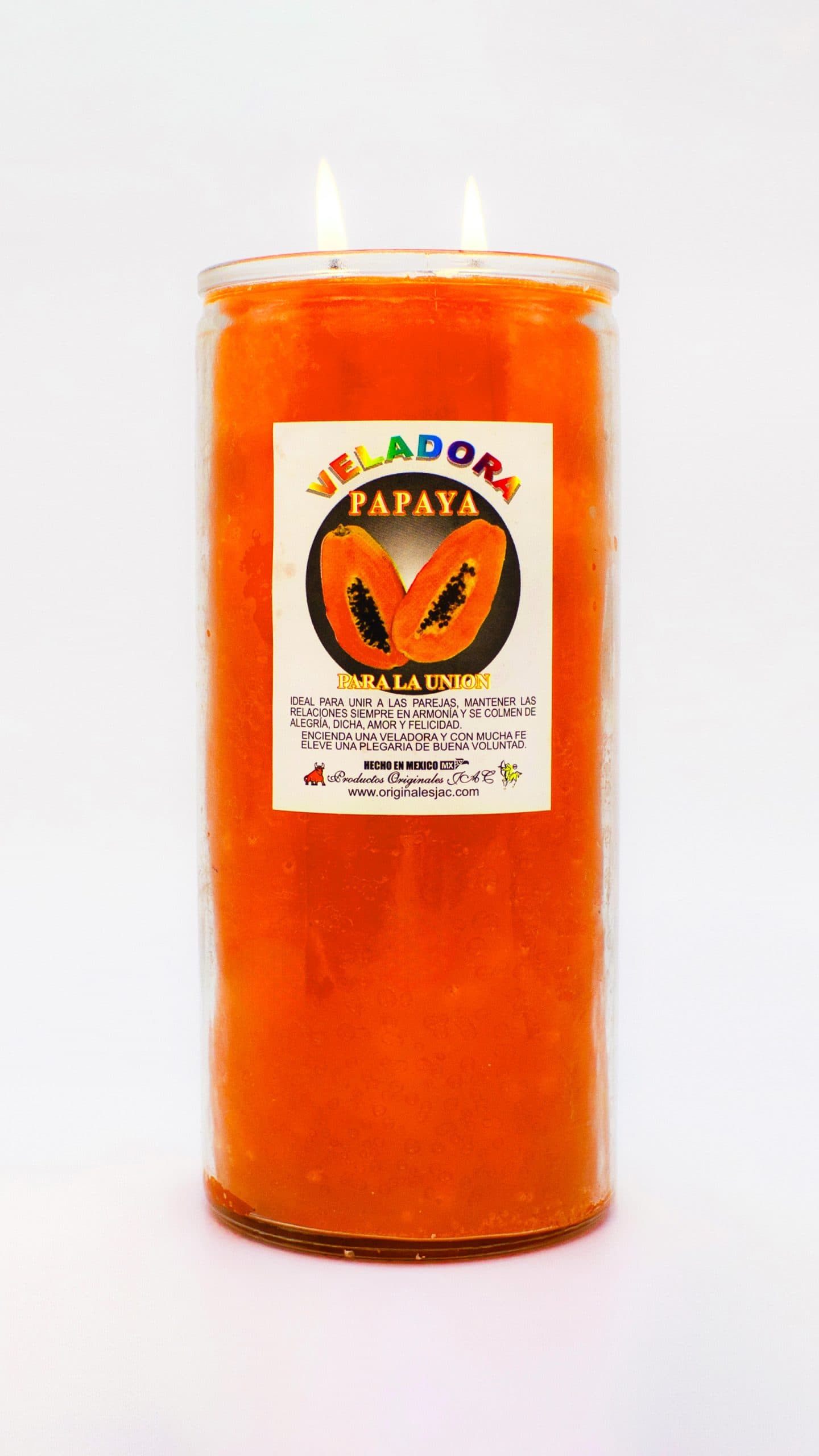 PAPAYA - Veladora Aroma - Jumbo