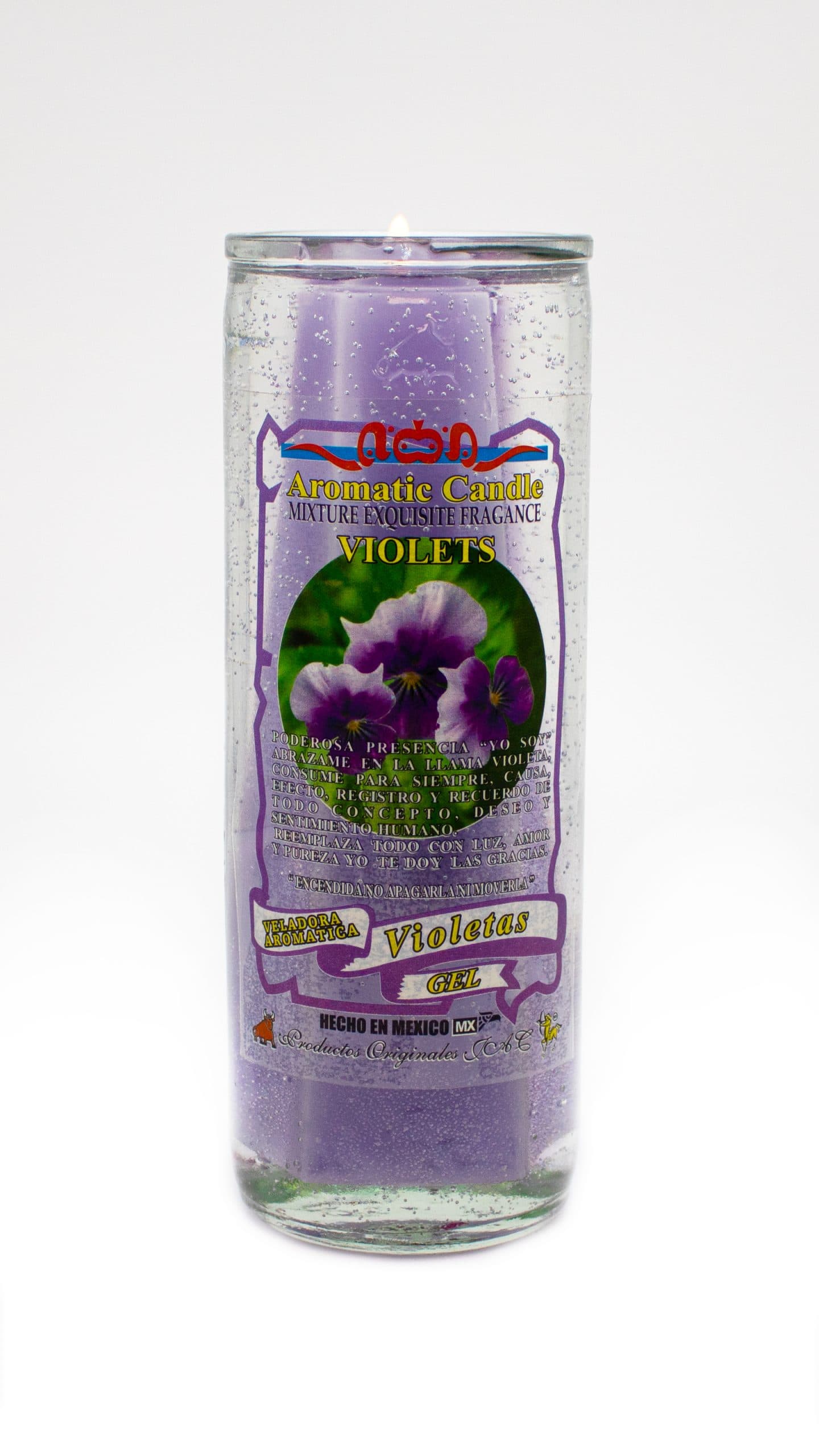 VIOLETAS - Veladora Gel