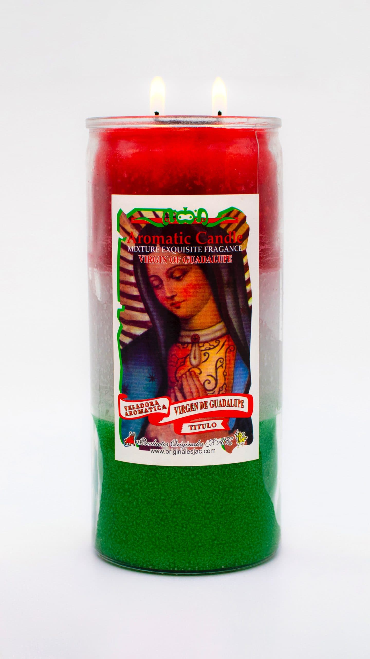 VIRGEN DE GUADALUPE - Veladora Título - Jumbo