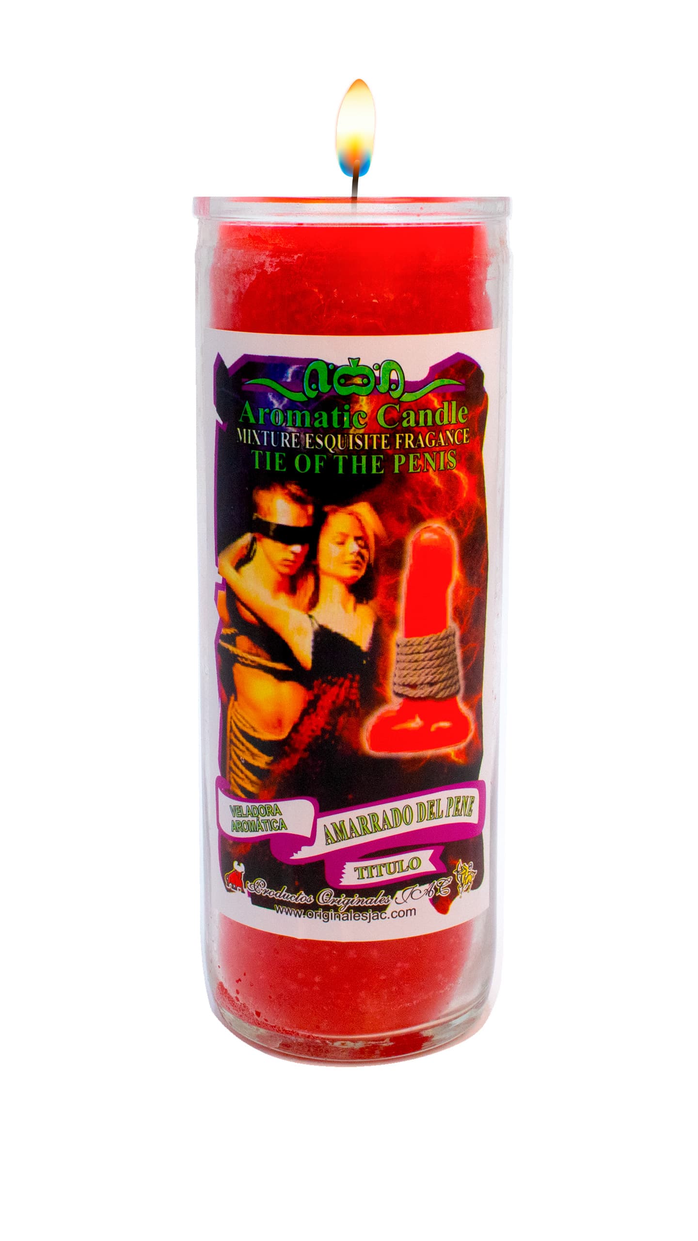 AMARRADO DEL PENE  – Veladora Titulo