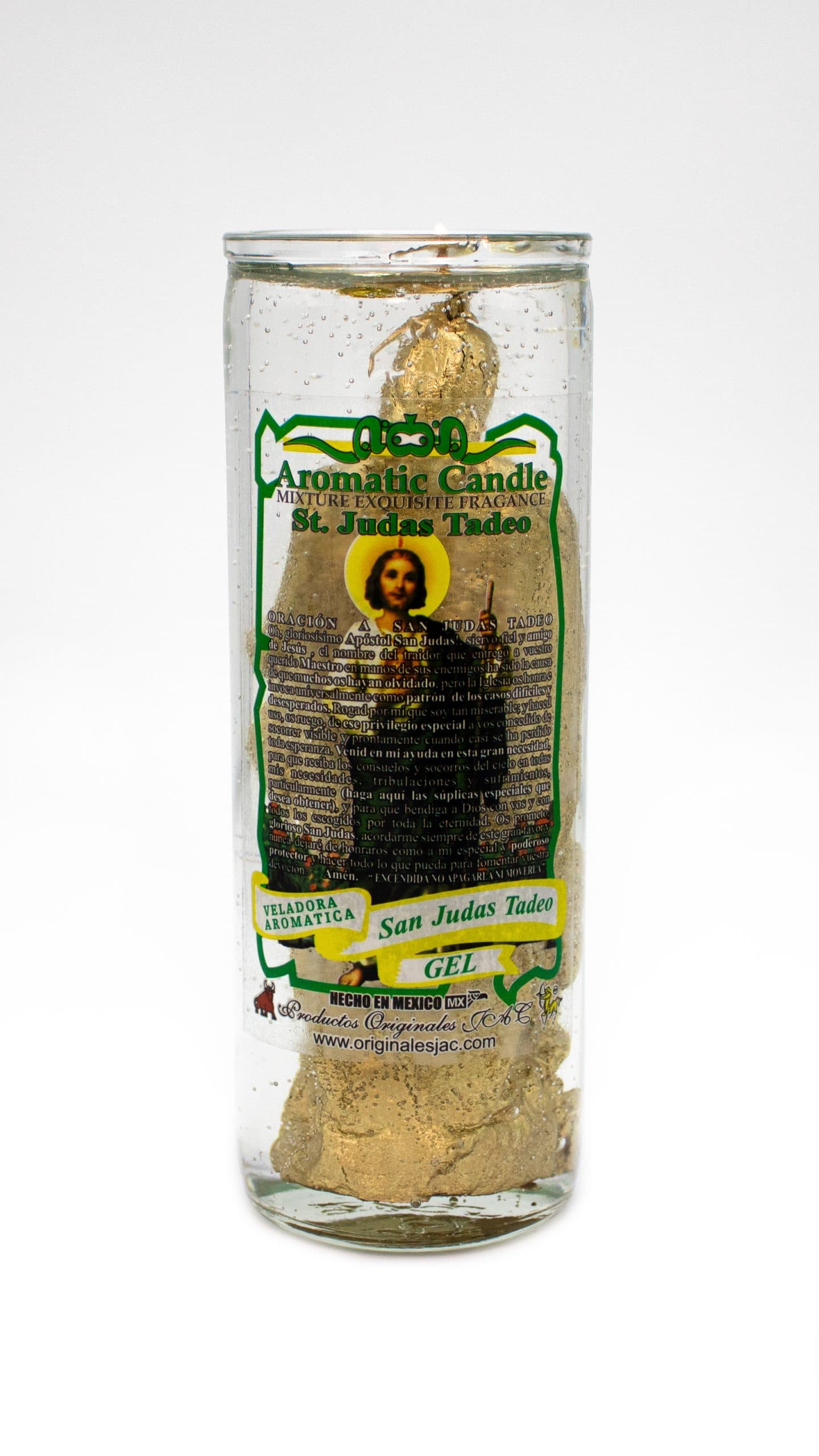 SAN JUDAS TADEO ORO - Veladora Gel