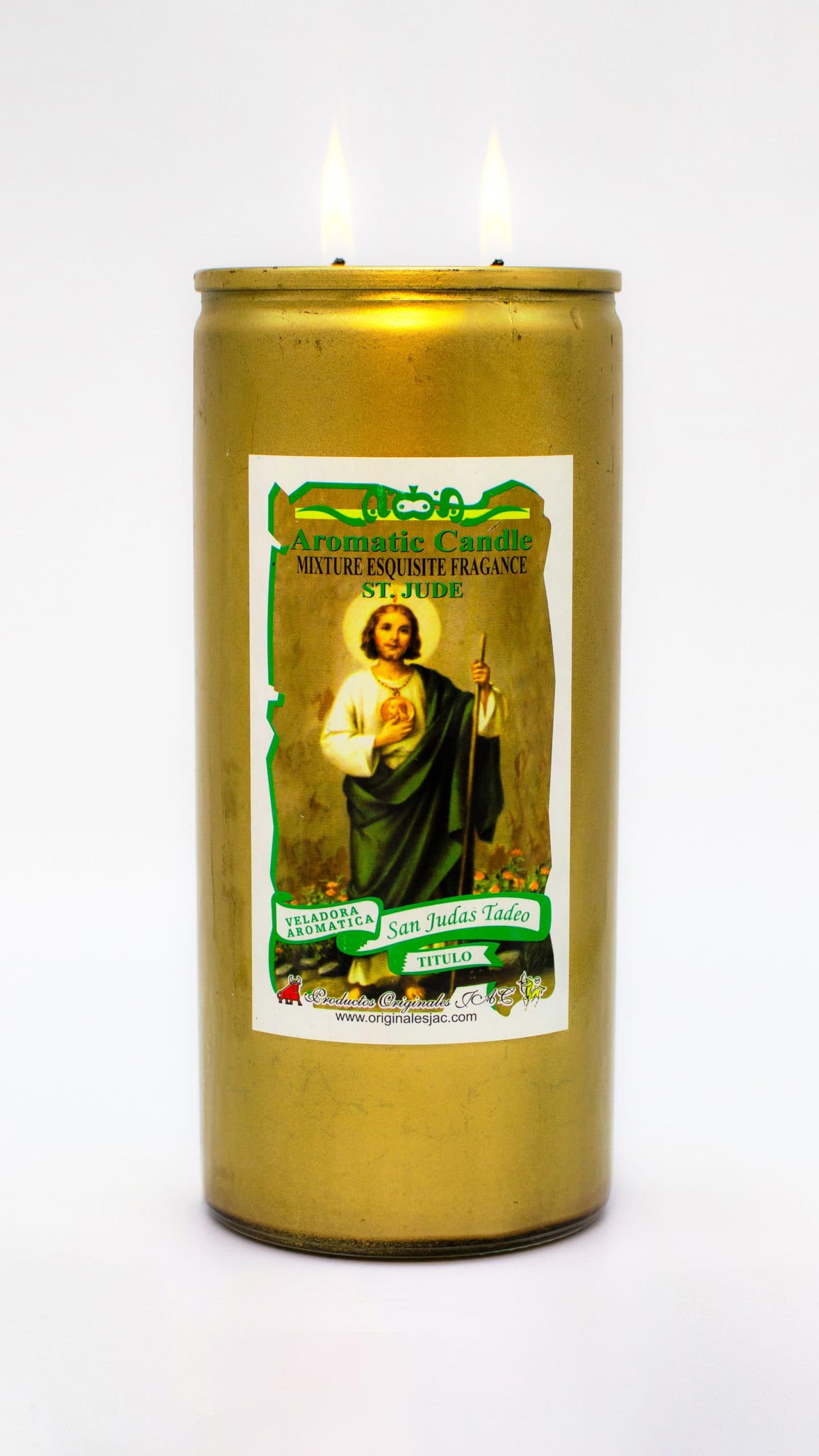 SAN JUDAS TADEO ORO - Veladora Titulo - Jumbo